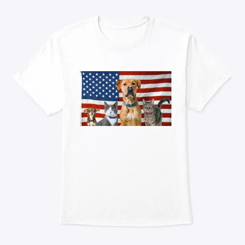 Cats, Dogs & The American Flag