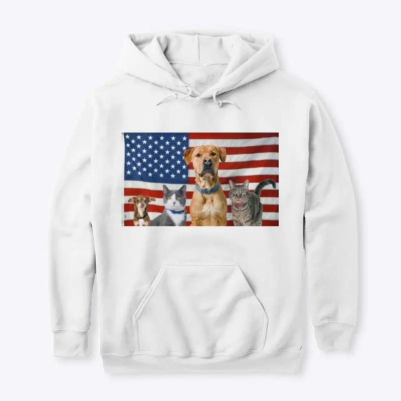 Cats, Dogs & The American Flag